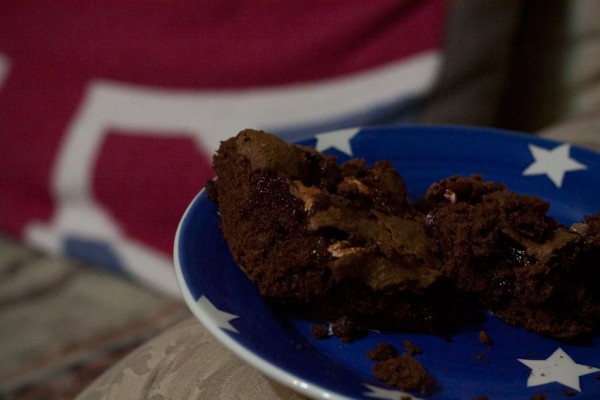 Plate of brownies